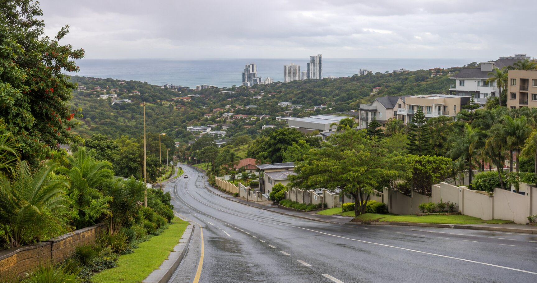 A leafy Durban service corridor connecting homes and business areas